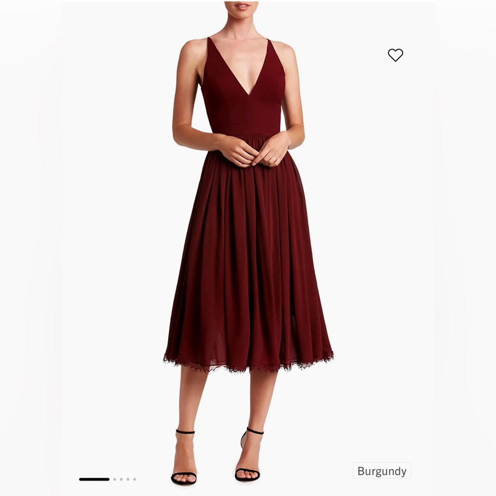 Dress the Population Alicia Chiffon Fit & Flare Dress